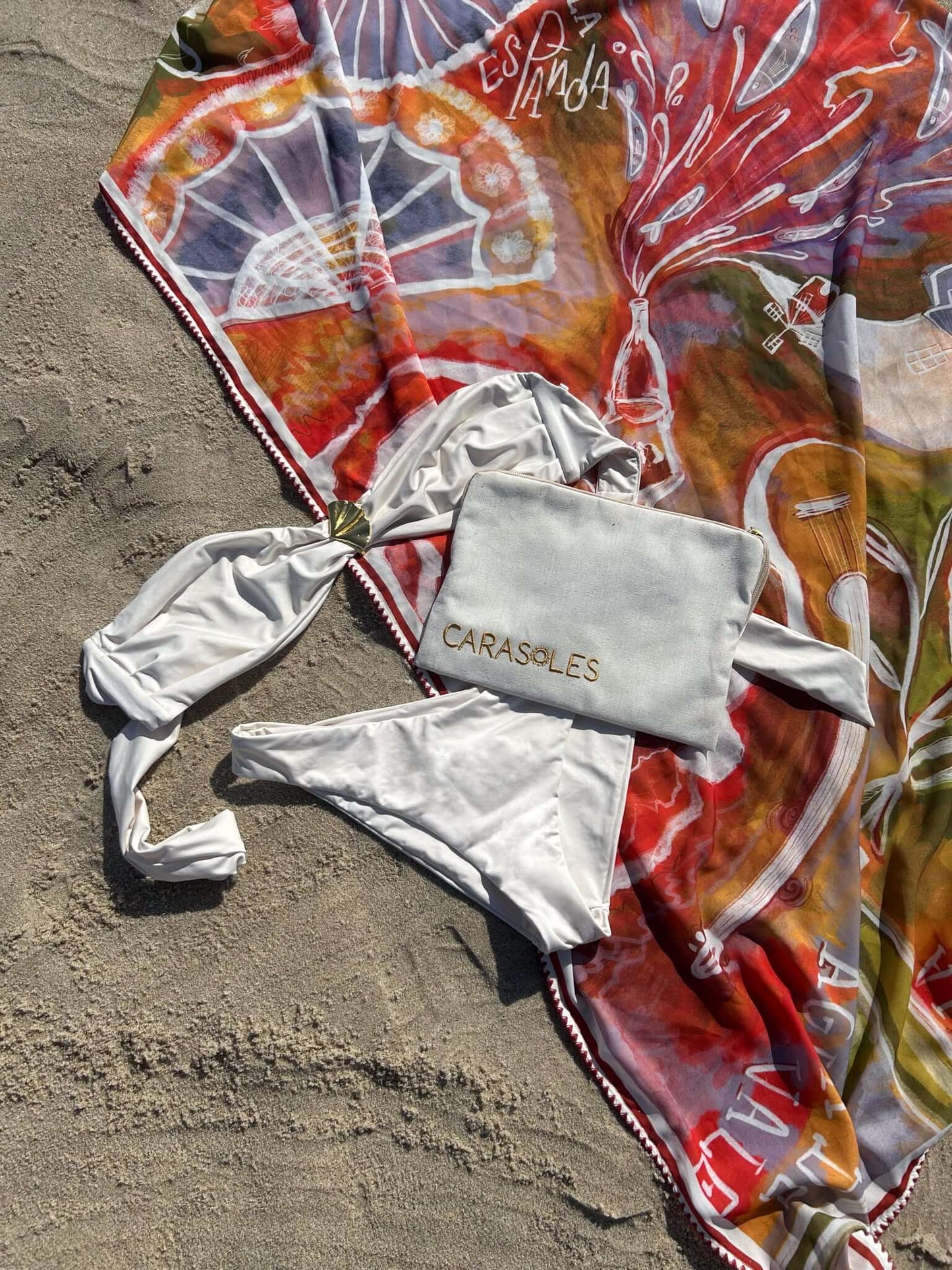 Georgina Bandeau Bikini Top – Soft White