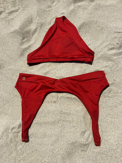 Rosalia Bikini Top - Rust